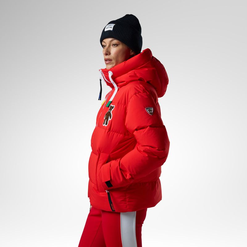 Moteriška slidinėjimo striukė Rossignol JCC Allsnow Down red 4