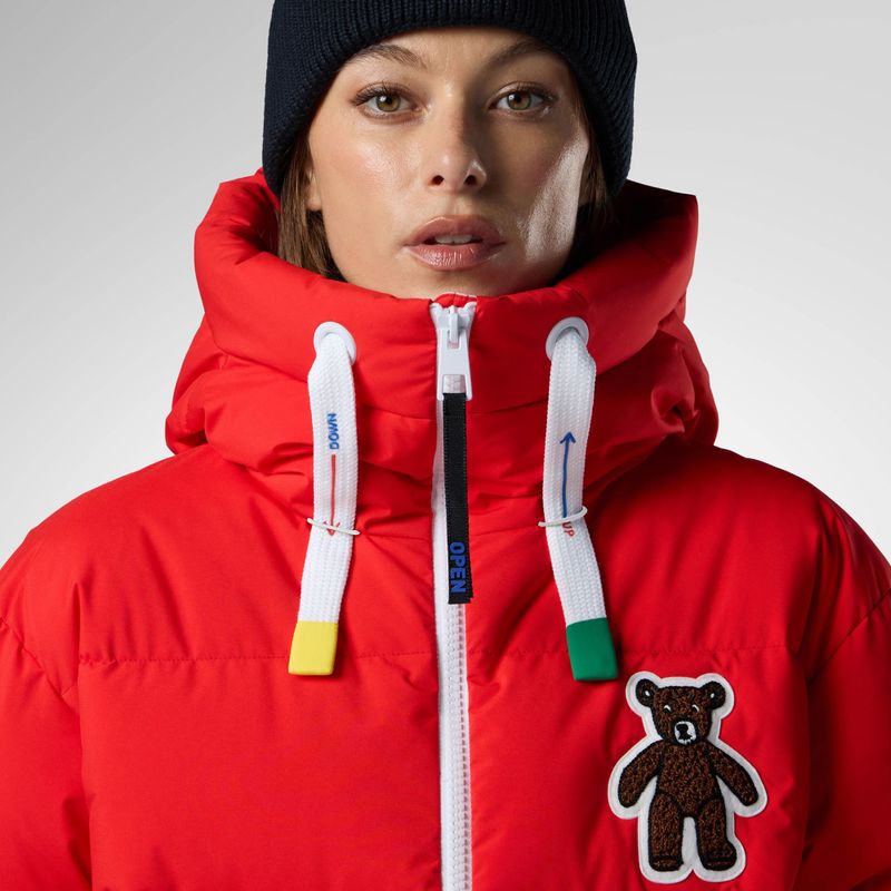 Moteriška slidinėjimo striukė Rossignol JCC Allsnow Down red 5