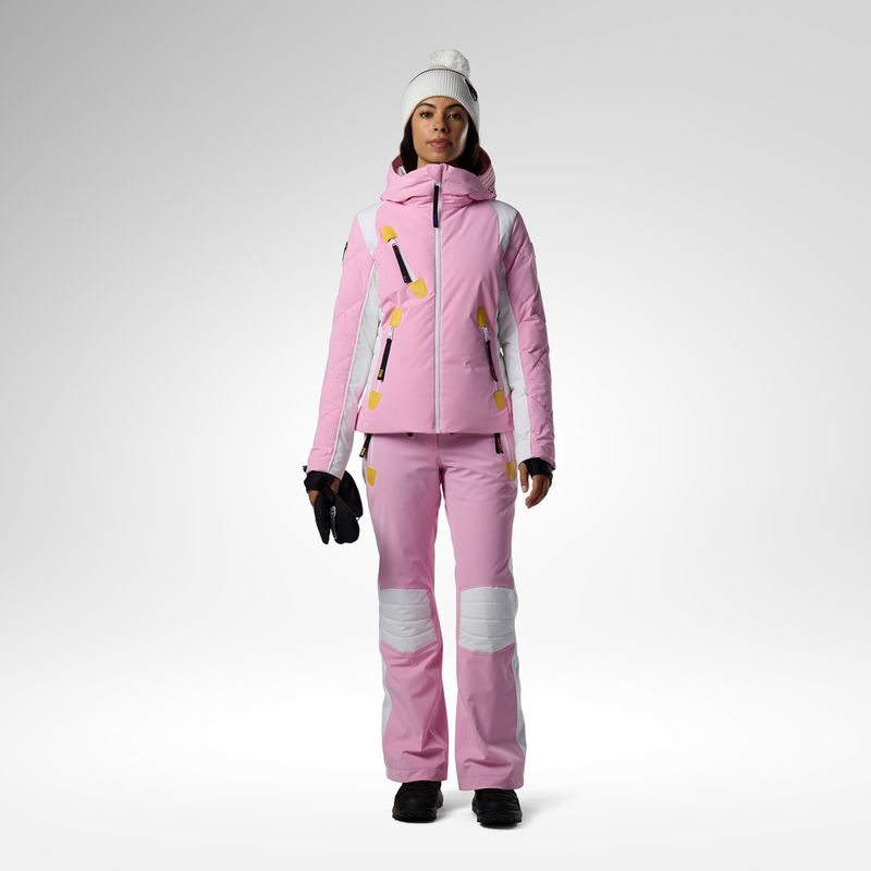 Moteriška slidinėjimo striukė Rossignol JCC Valdiz Down new pink 2