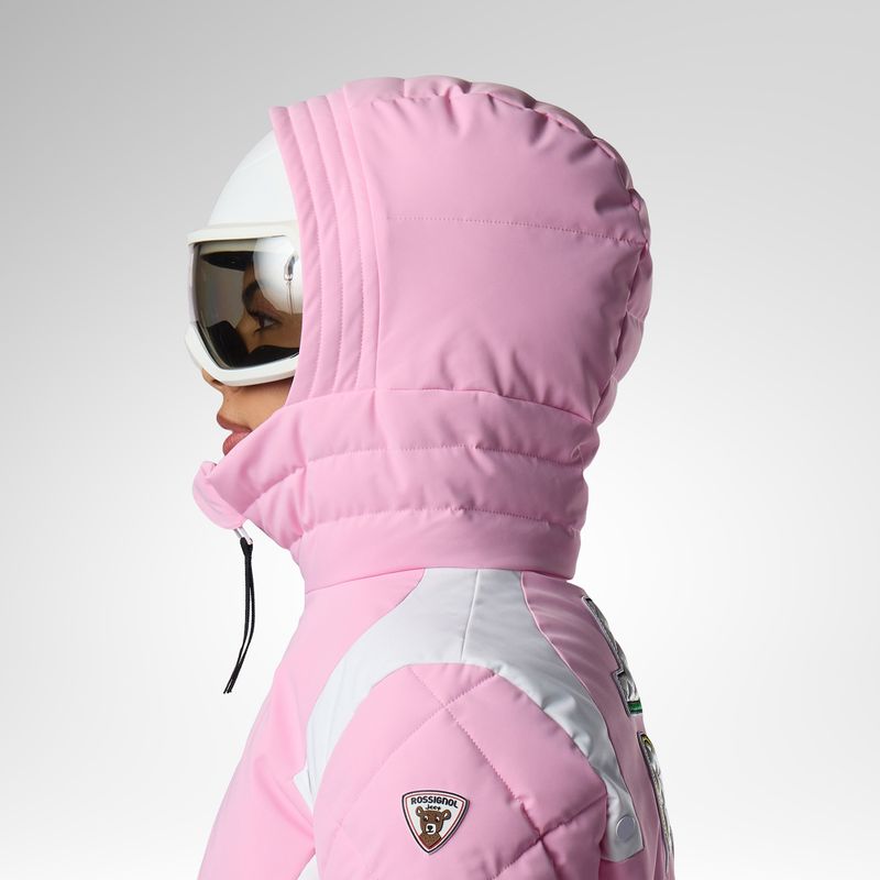 Moteriška slidinėjimo striukė Rossignol JCC Valdiz Down new pink 5