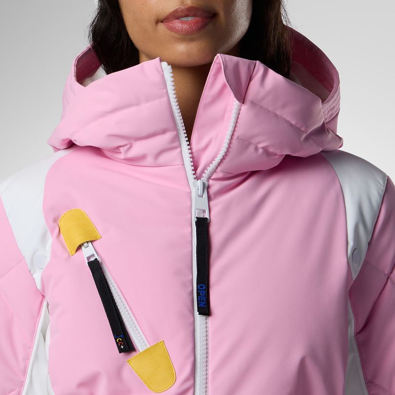 Moteriška slidinėjimo striukė Rossignol JCC Valdiz Down new pink 6