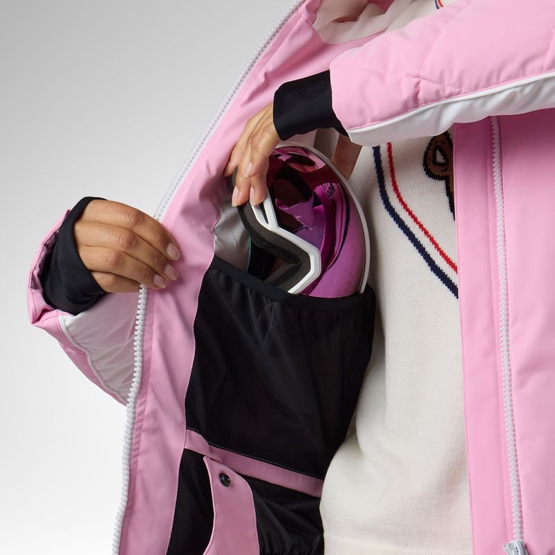 Moteriška slidinėjimo striukė Rossignol JCC Valdiz Down new pink 11