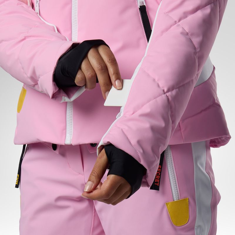 Moteriška slidinėjimo striukė Rossignol JCC Valdiz Down new pink 14