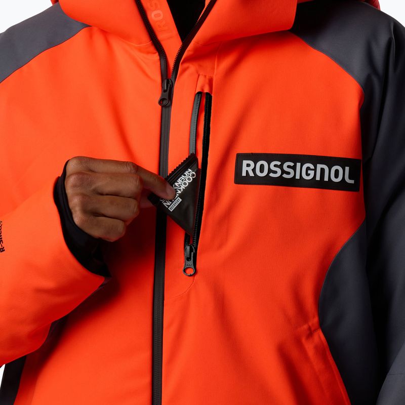 Vyriška slidinėjimo striukė Rossignol Hero Insulated neon red 6