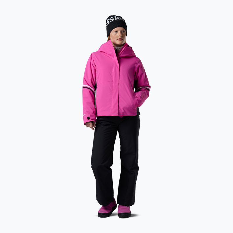 Moteriška slidinėjimo striukė Rossignol Strawpile Insulated electric fuchsia 2