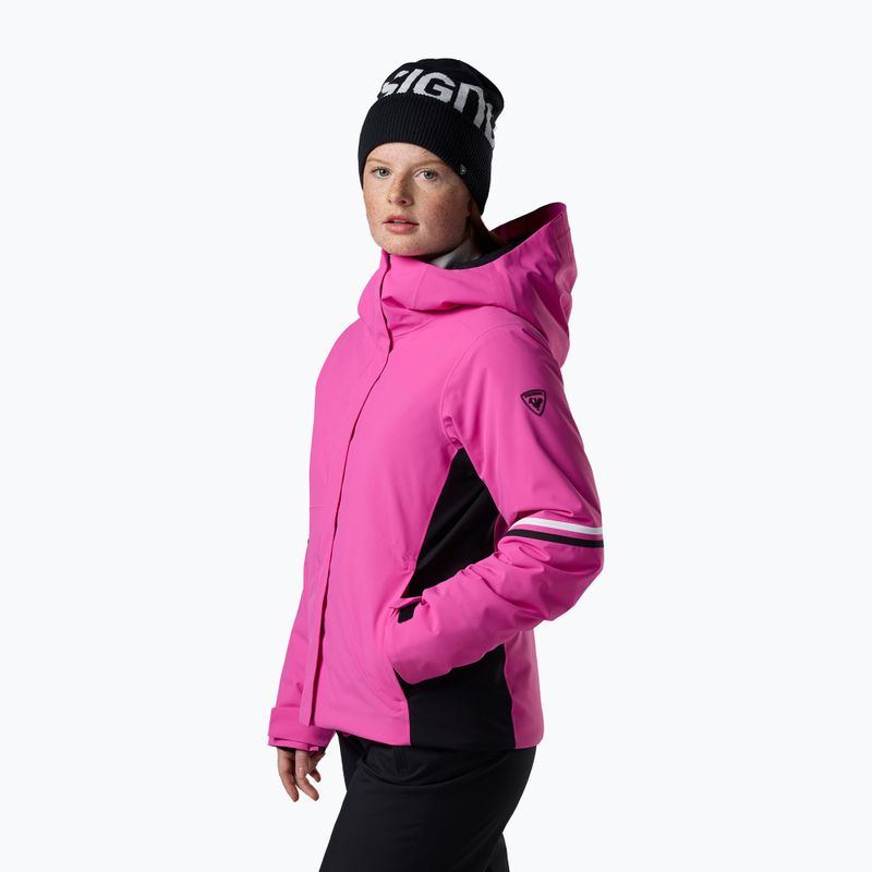 Moteriška slidinėjimo striukė Rossignol Strawpile Insulated electric fuchsia 4