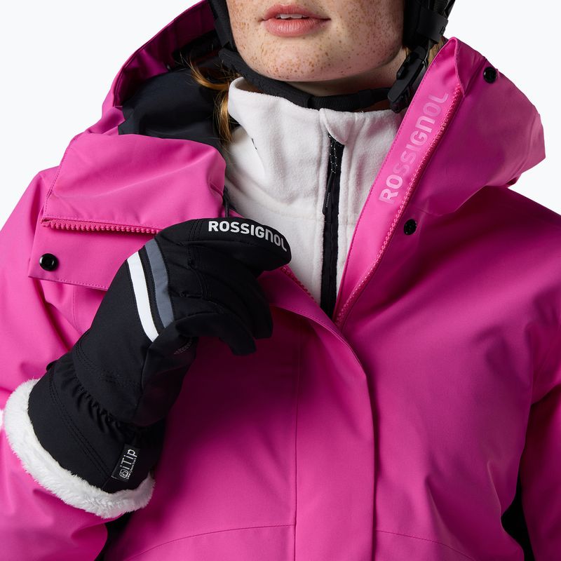 Moteriška slidinėjimo striukė Rossignol Strawpile Insulated electric fuchsia 6