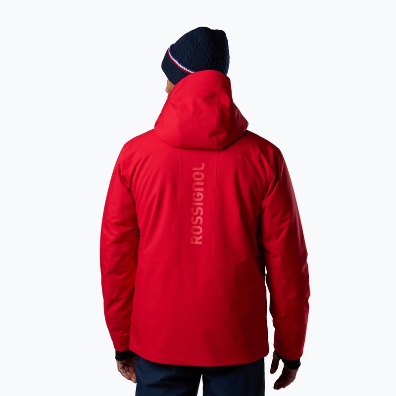 Vyriška slidinėjimo striukė Rossignol Rochrun Insulated sport red solid 3