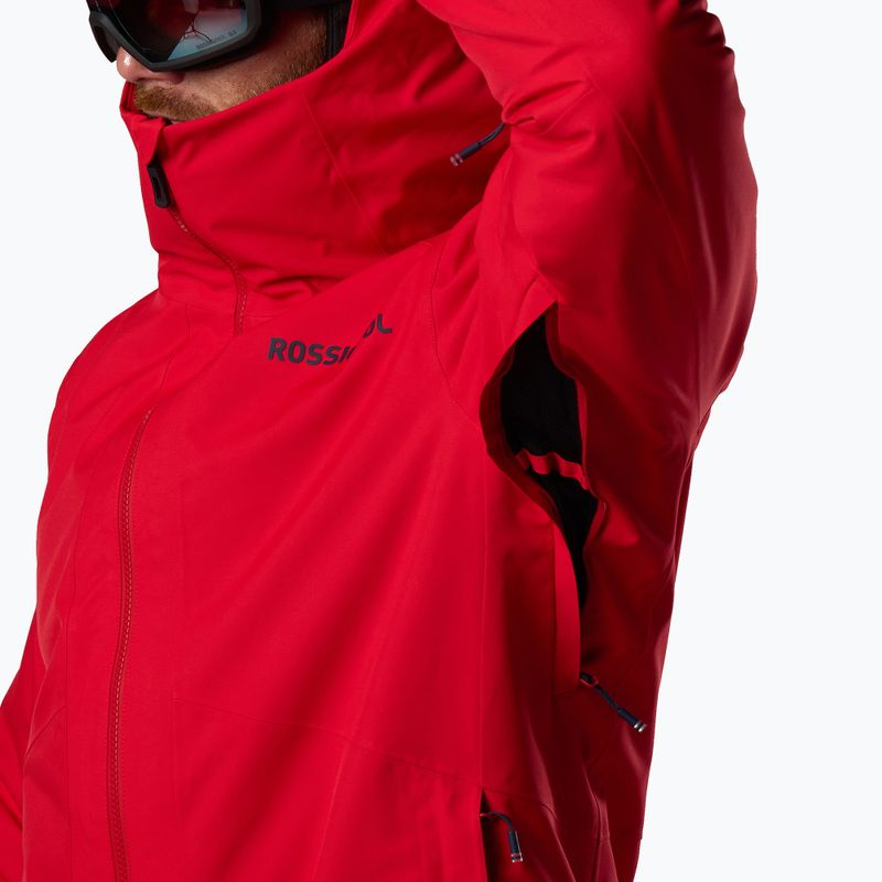 Vyriška slidinėjimo striukė Rossignol Rochrun Insulated sport red solid 14