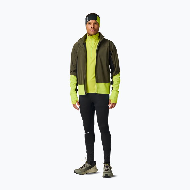Vyriški termo marškinėliai Rossignol Half Zip First Layer wild lime 2