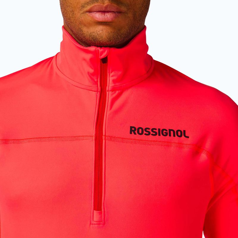 Vyriškas džemperis Rossignol Hero Half Zip First Layer neon red 6