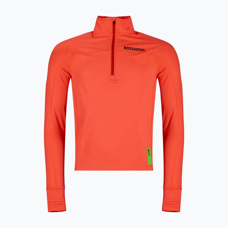 Vyriškas džemperis Rossignol Hero Half Zip First Layer neon red 10