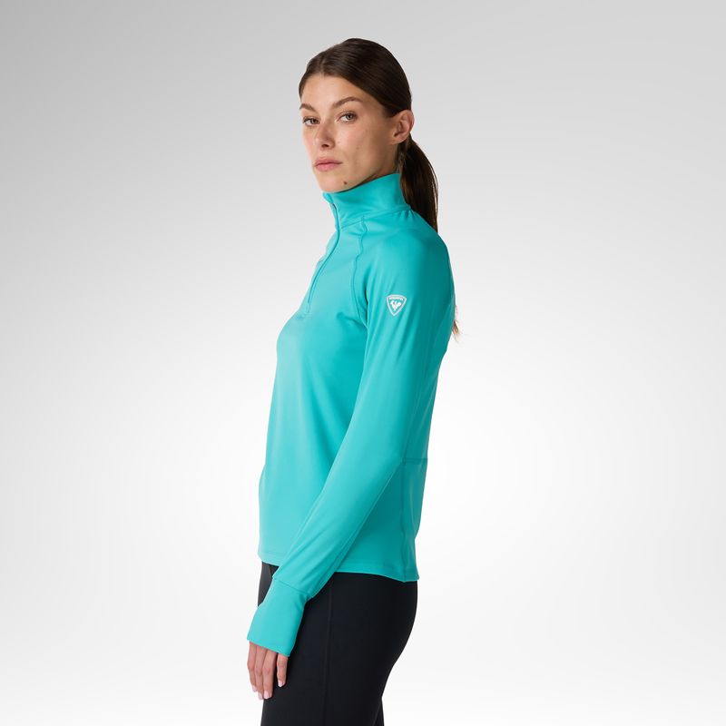 Moteriškas termo džemperis Rossignol Half Zip First Layer baltic 4