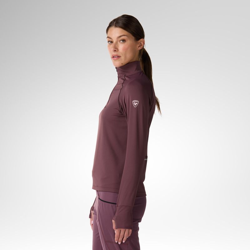 Moteriškas termo džemperis Rossignol Half Zip First Layer huckleberry 4