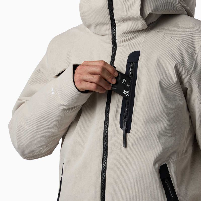 Vyriška slidinėjimo striukė Rossignol Corduroy Insulated silver cloud 6