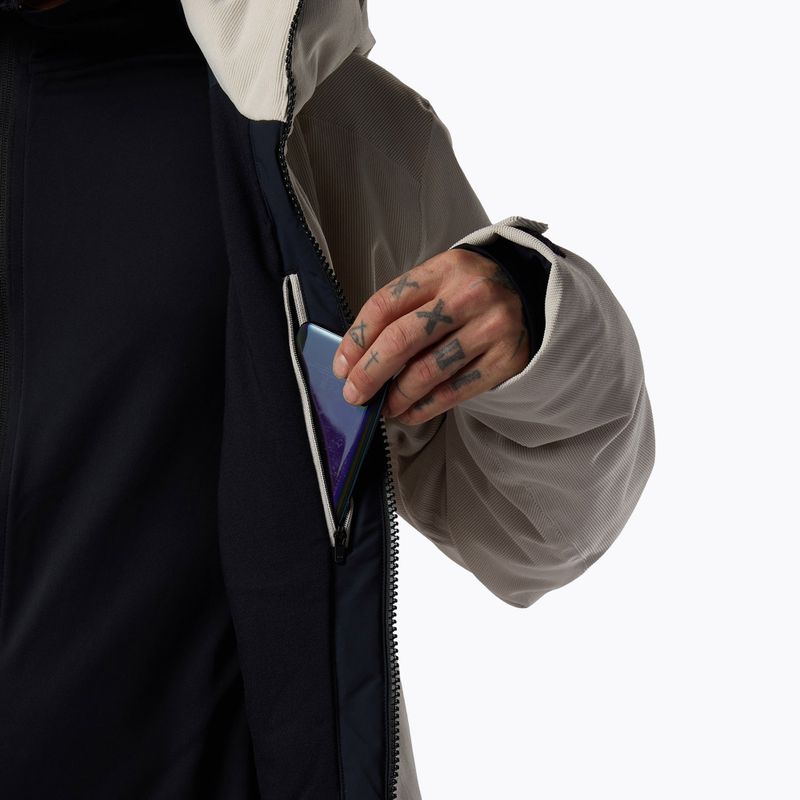 Vyriška slidinėjimo striukė Rossignol Corduroy Insulated silver cloud 9