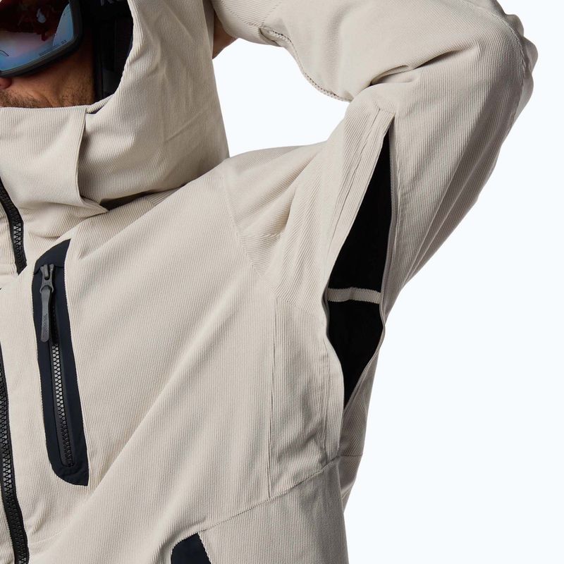 Vyriška slidinėjimo striukė Rossignol Corduroy Insulated silver cloud 16