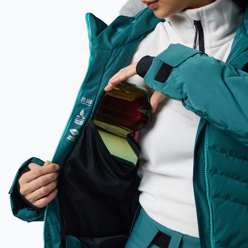 Moteriška slidinėjimo striukė Rossignol Staci Insulated transformative teal pearly 11