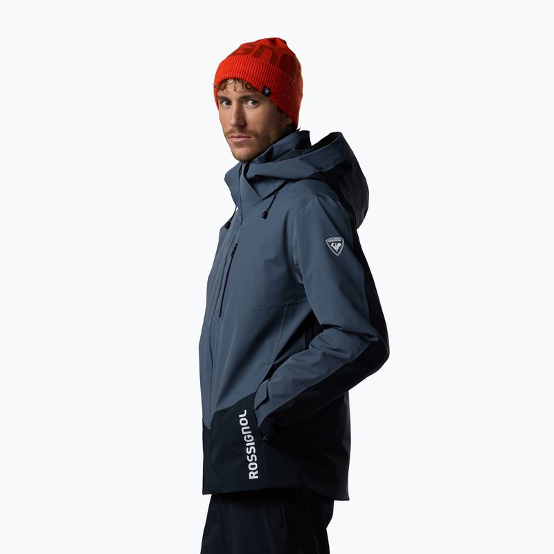 Vyriška slidinėjimo striukė Rossignol 4WS Blackside Insulated turbulence/black 4