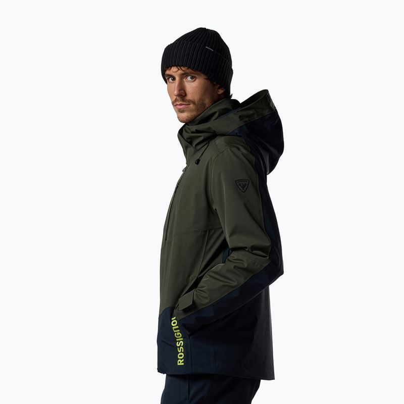 Vyriška slidinėjimo striukė Rossignol 4WS Blackside Insulated olive shadow/black 4