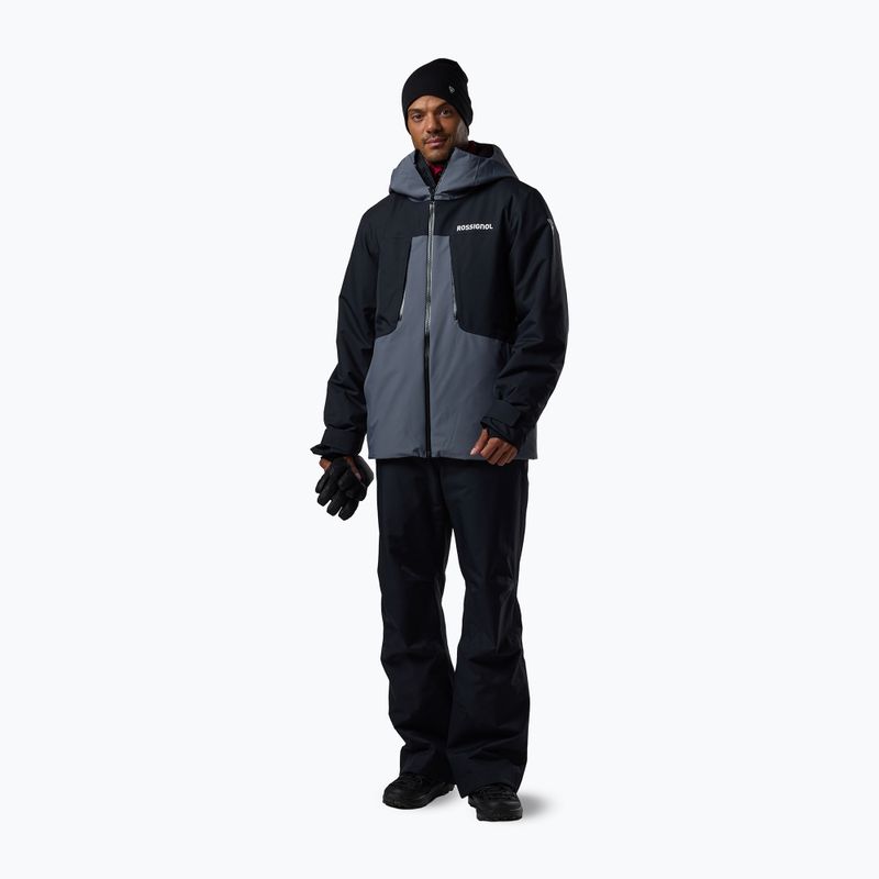 Vyriška slidinėjimo striukė Rossignol Velika Insulated turbulence/black 2