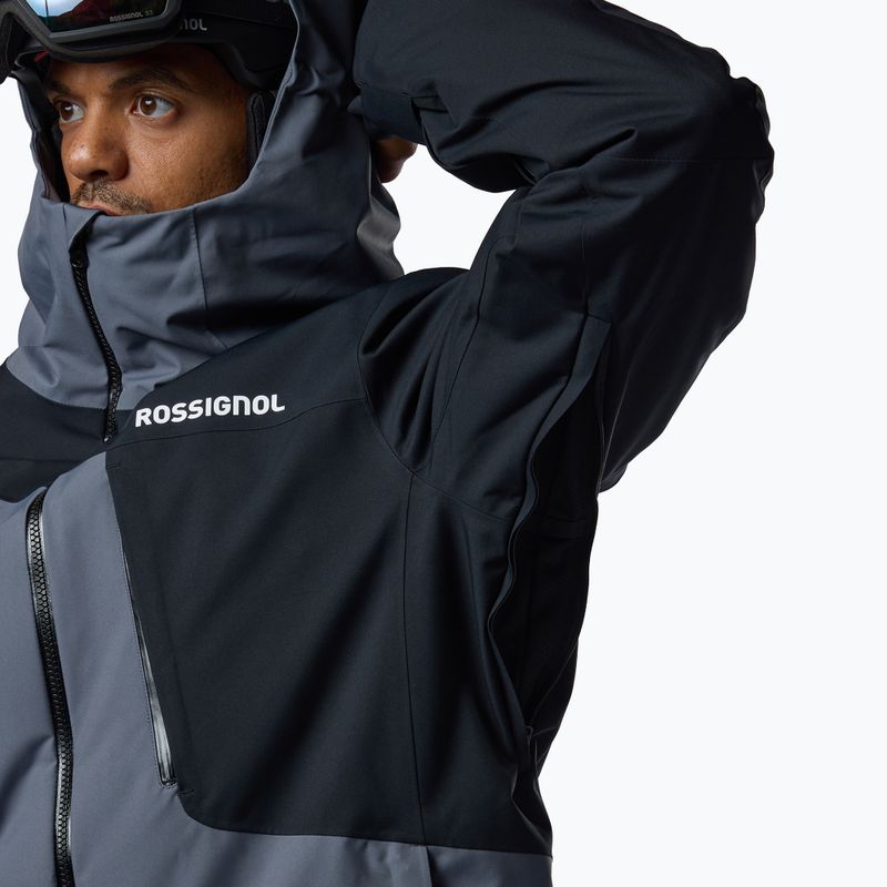 Vyriška slidinėjimo striukė Rossignol Velika Insulated turbulence/black 15