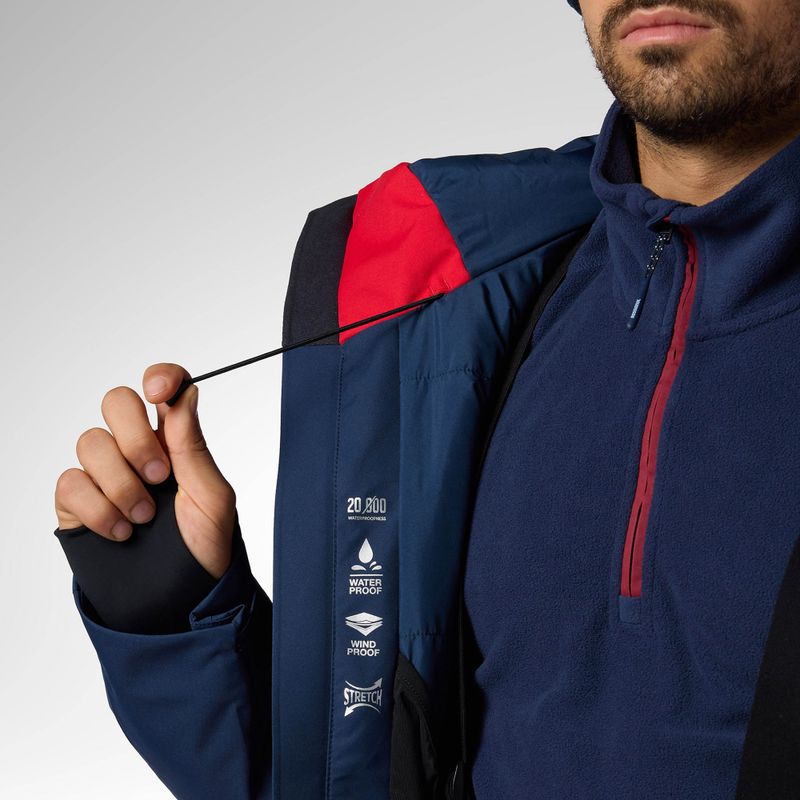 Vyriška slidinėjimo striukė Rossignol Velika Insulated sports red/dark navy 13