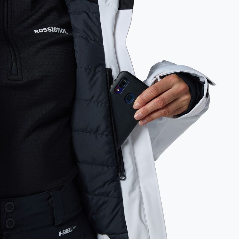 Moteriška slidinėjimo striukė Rossignol 4WS Blackside Insulated ck/white 13