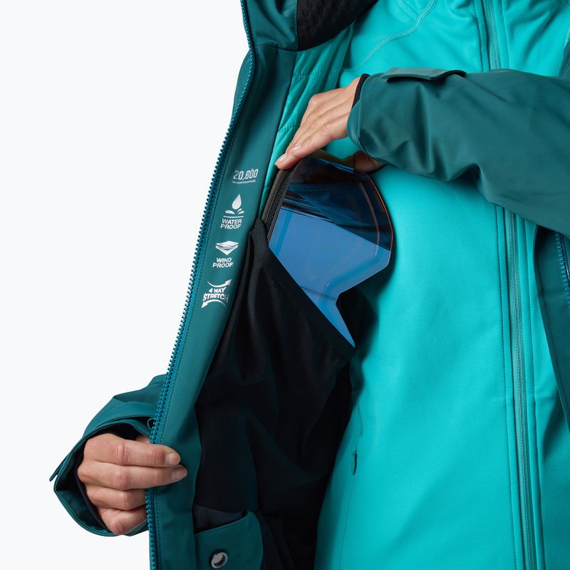 Moteriška slidinėjimo striukė Rossignol 4WS Blackside Insulated transformative teal 15