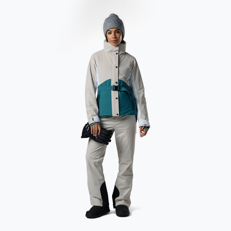 Moteriška slidinėjimo striukė Rossignol Snowdazzle Belted silver cloud 2