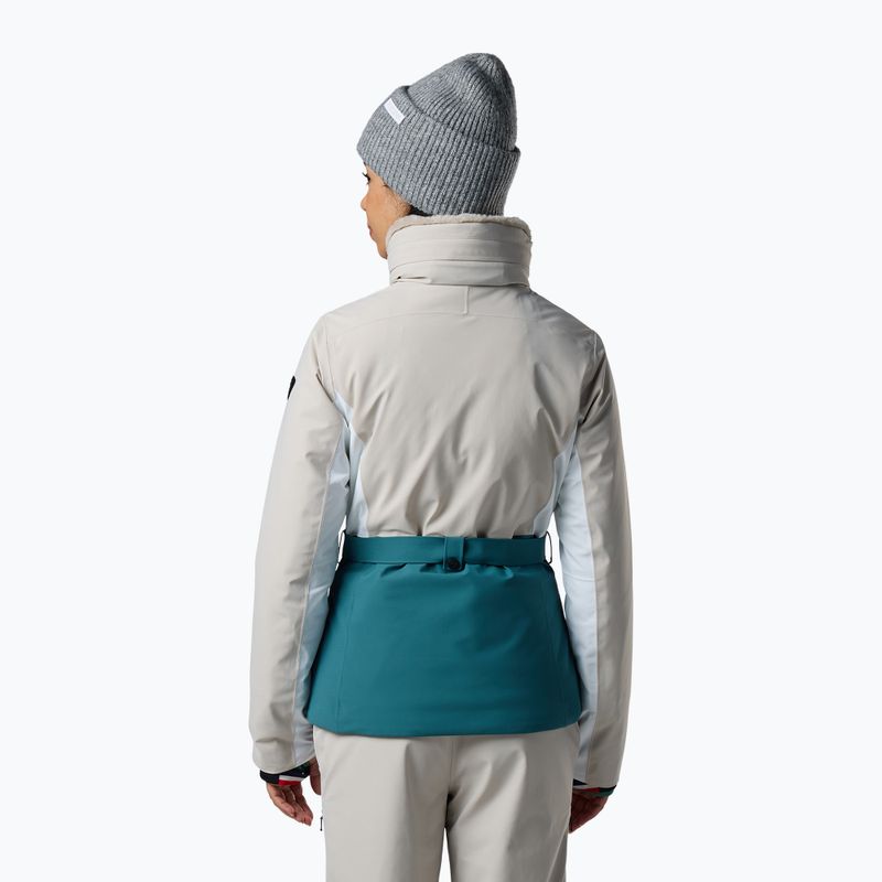 Moteriška slidinėjimo striukė Rossignol Snowdazzle Belted silver cloud 3