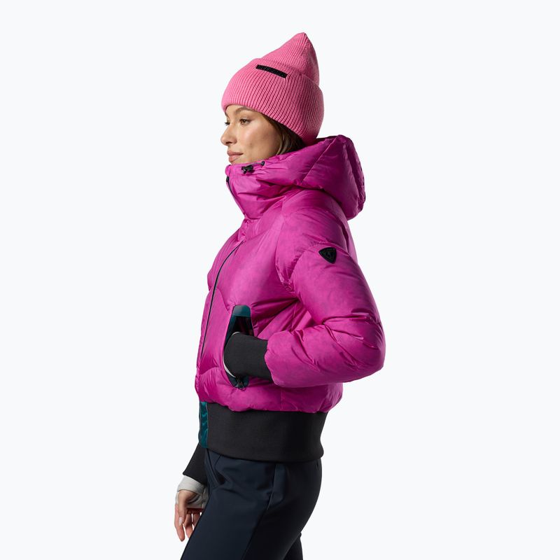 Moteriška slidinėjimo striukė Rossignol Snowblaze Down Bomber electric fuchsia 3