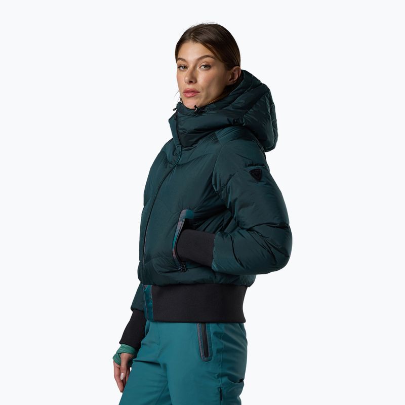 Moteriška slidinėjimo striukė Rossignol Snowblaze Down Bomber transformative teal 4