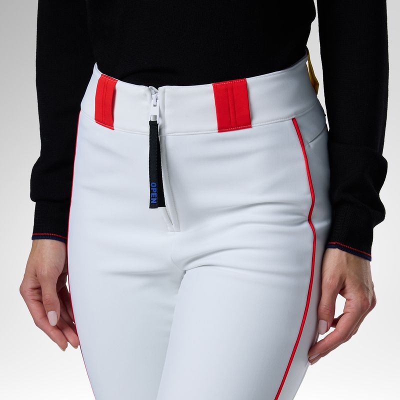 Moteriškos slidinėjimo kelnės Rossignol JCC Softshell white 5