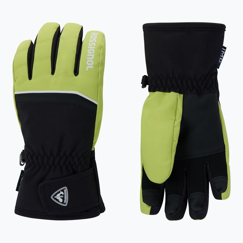Vaikiškos slidinėjimo pirštinės Rossignol Tech Impr G wild lime