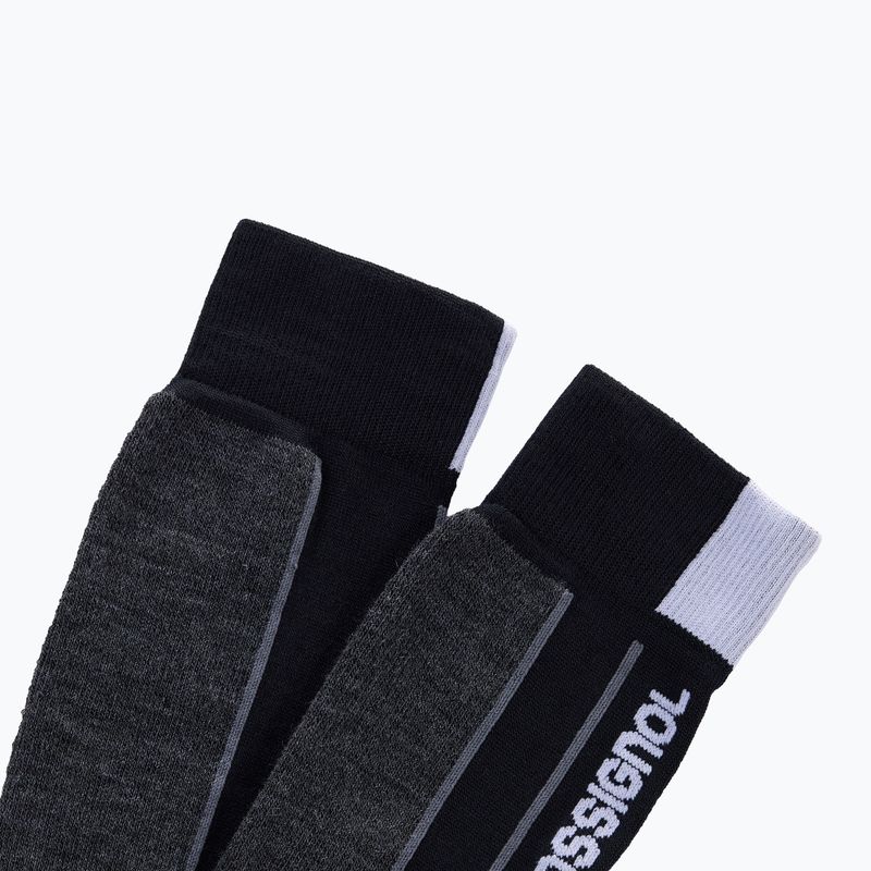 Slidinėjimo kojinės Rossignol Essential black 2