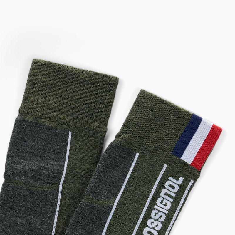 Vyriškos slidinėjimo kojinės Rossignol Intermediate olive shadow 2