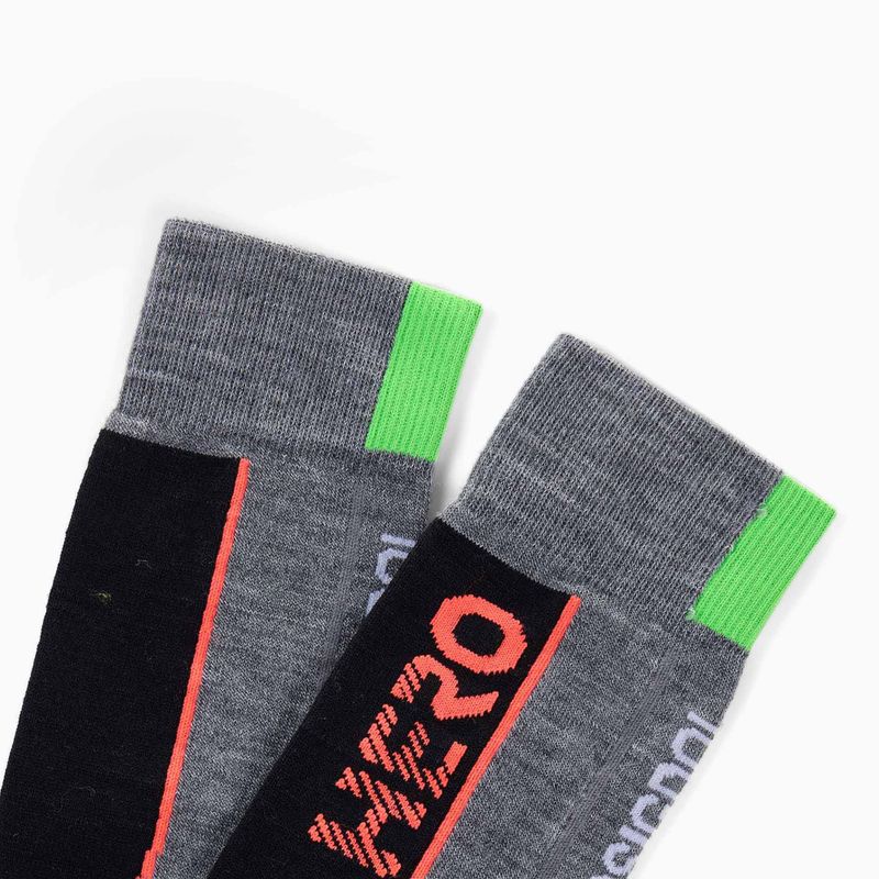 Slidinėjimo kojinės Rossignol Hero black 2