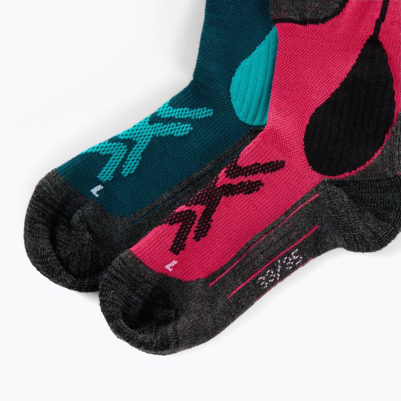 Vaikiškos slidinėjimo kojinės Rossignol Essential 2 pack electric fuchsia 3