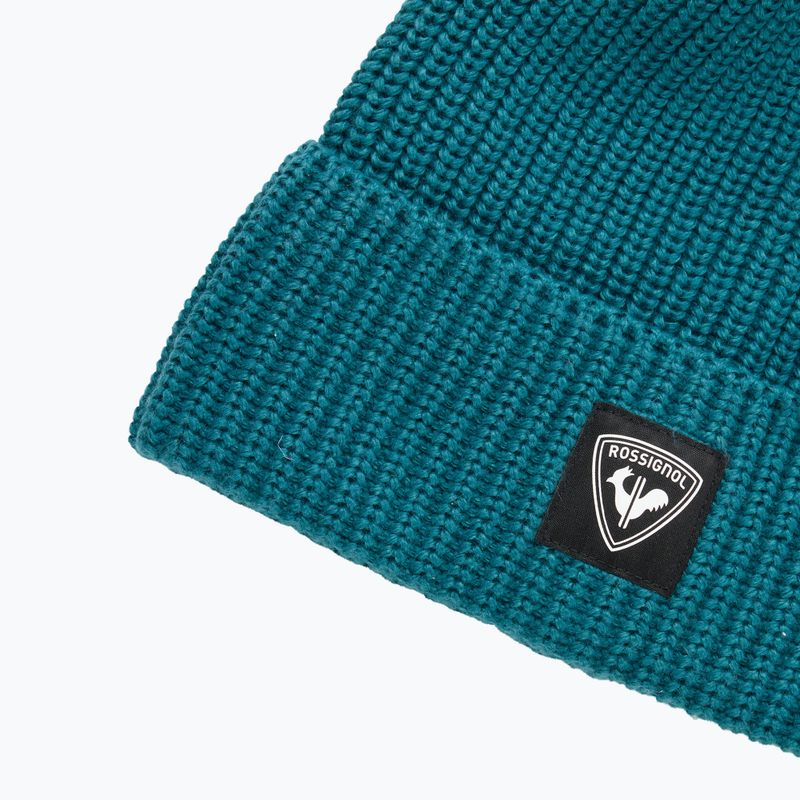 Žieminė kepurė Rossignol Strawpile Pompom Beanie transformative teal 3