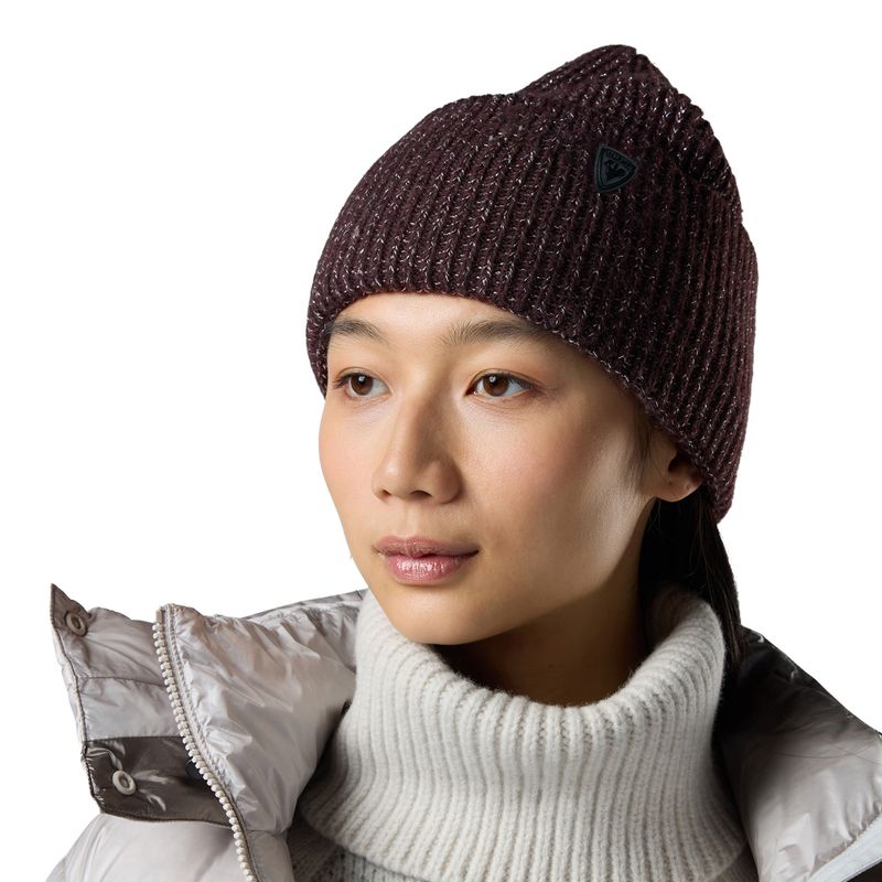 Žieminė moteriška kepurė Rossignol Snowcrystal huckleberry 4