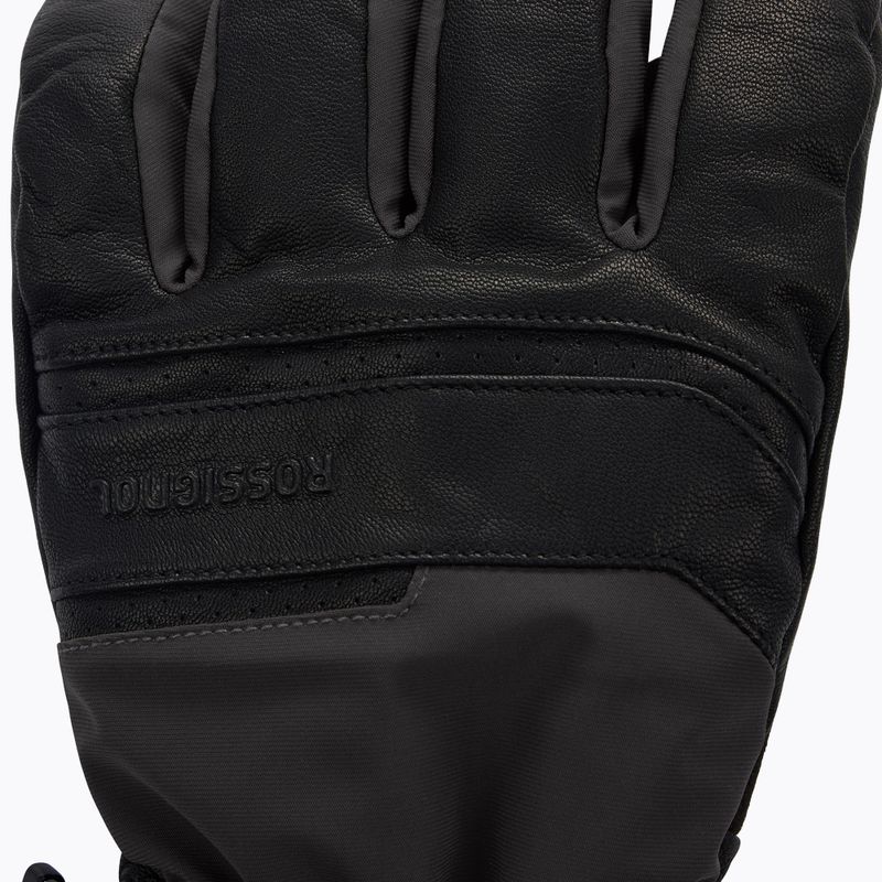 Vyrų slidinėjimo pirštinės Rossignol Leather Mix black 3