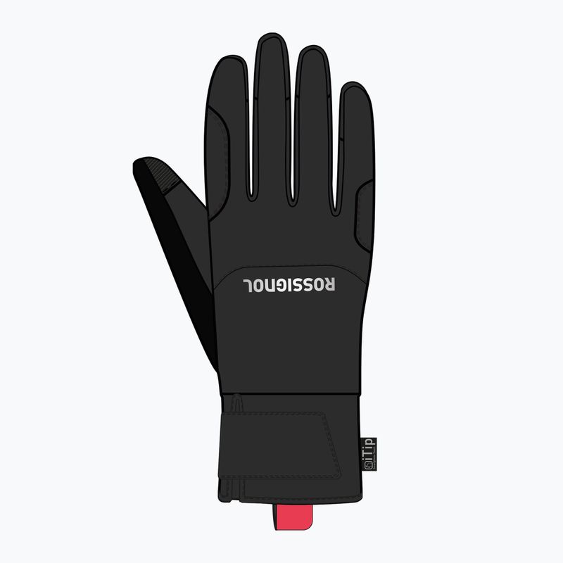 Ski touring pirštinės Rossignol CWA R-Shell Wind black 3