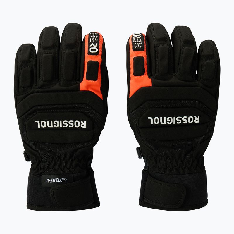 Vaikiškos slidinėjimo pirštinės Rossignol Hero R-Shell Dry black 2