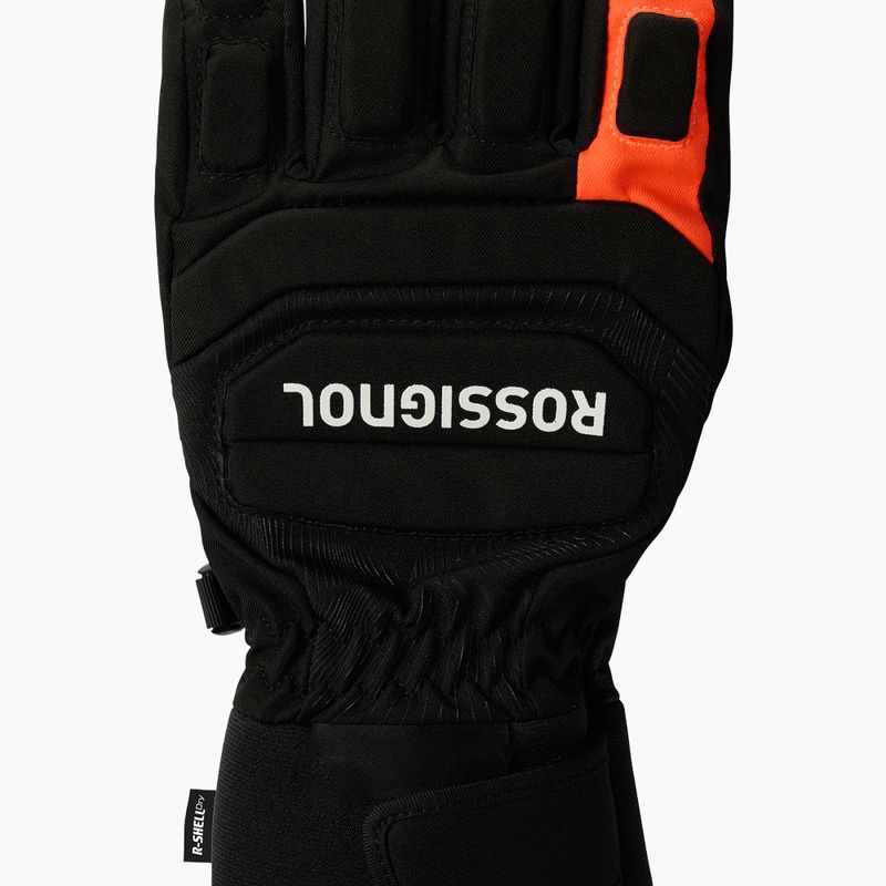 Vaikiškos slidinėjimo pirštinės Rossignol Hero R-Shell Dry black 3