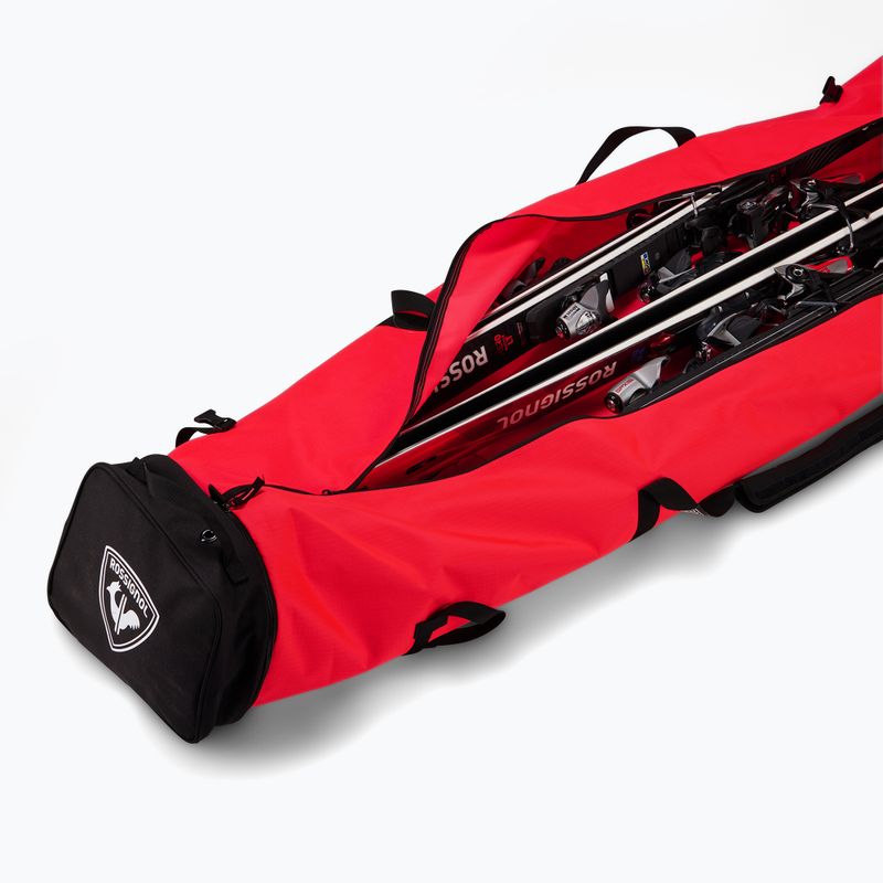 Dėklas slidėms Rossignol Hero 2/3P Adj. red/black 5