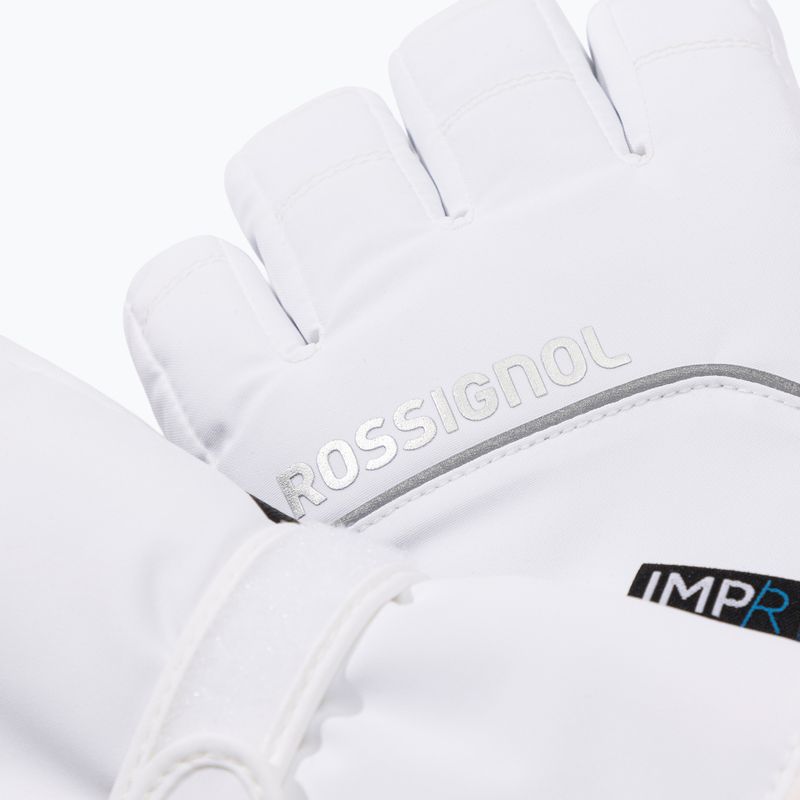 Moteriškos slidinėjimo pirštinės Rossignol Perfy G white 3