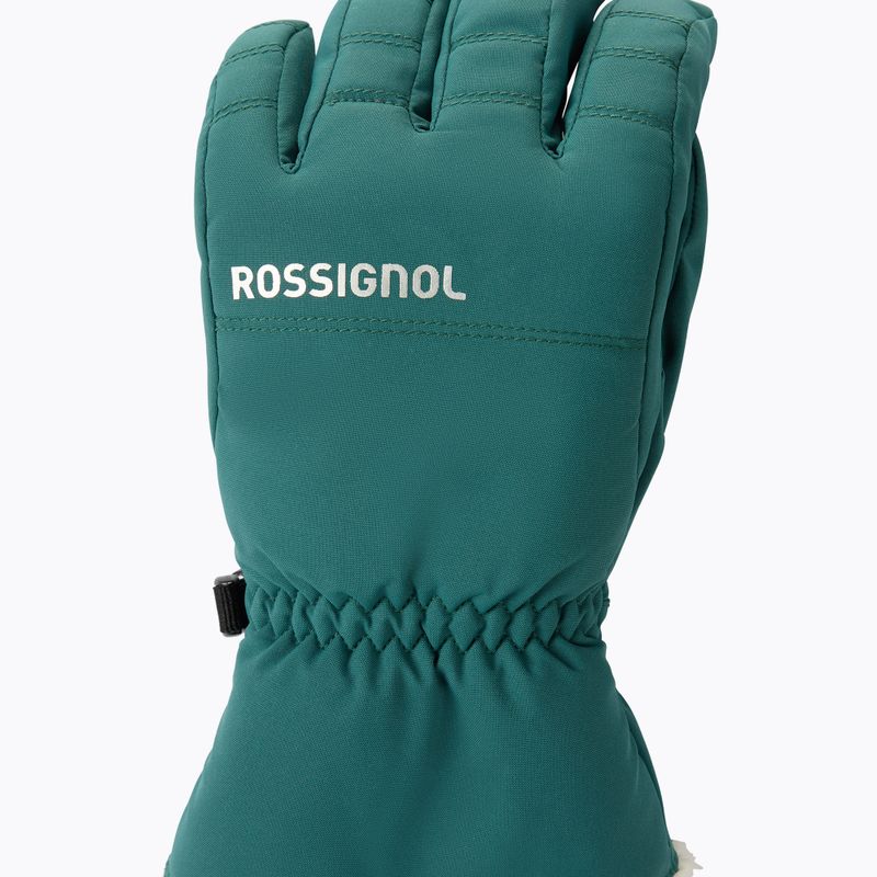 Moteriškos slidinėjimo pirštinės Rossignol Perfy G transformative teal 3