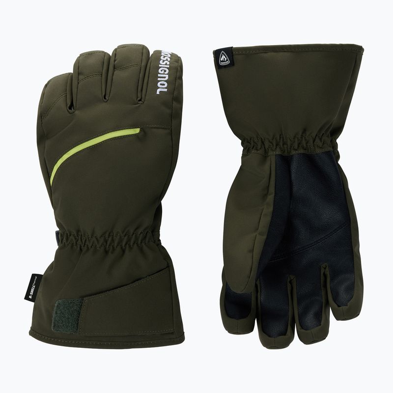 Vyrų slidinėjimo pirštinės Rossignol Perf R-Shell Thermal olive shadow 2