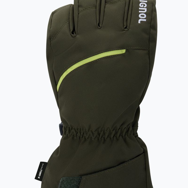 Vyrų slidinėjimo pirštinės Rossignol Perf R-Shell Thermal olive shadow 3